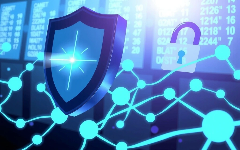 Ilustrace zabezpečeného připojení a ochrany dat